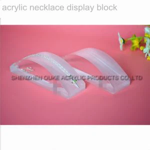 บล็อกแสดง Necklate อะคริลิคแบบกำหนดเองขายส่งโรงงาน มีราคาต่ำ