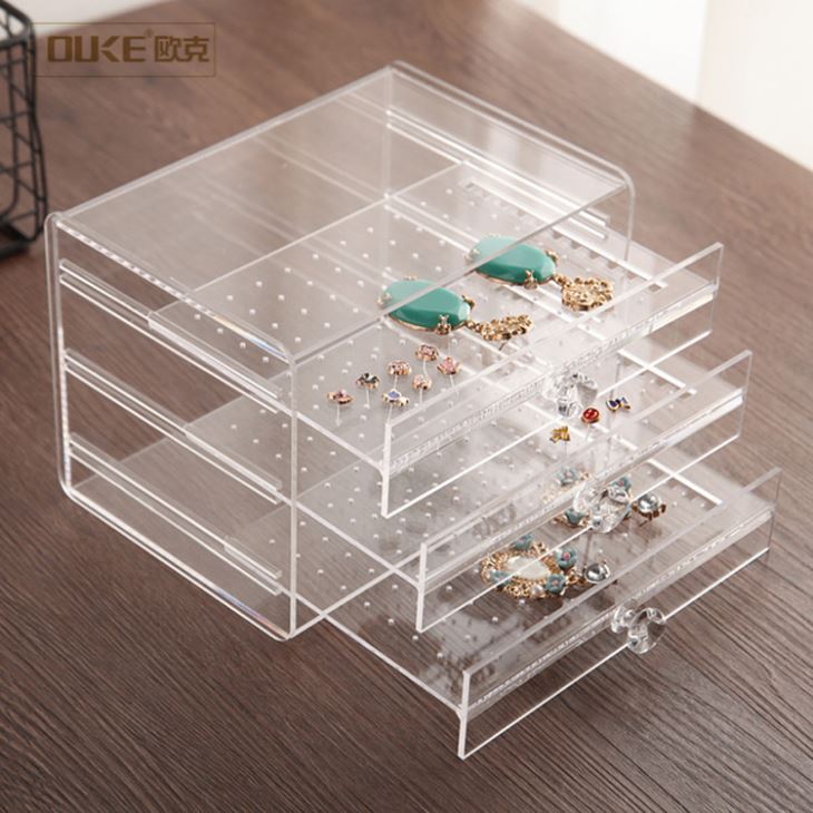 China Popular Pattern Clear Acrylic Earring Holder Stand
