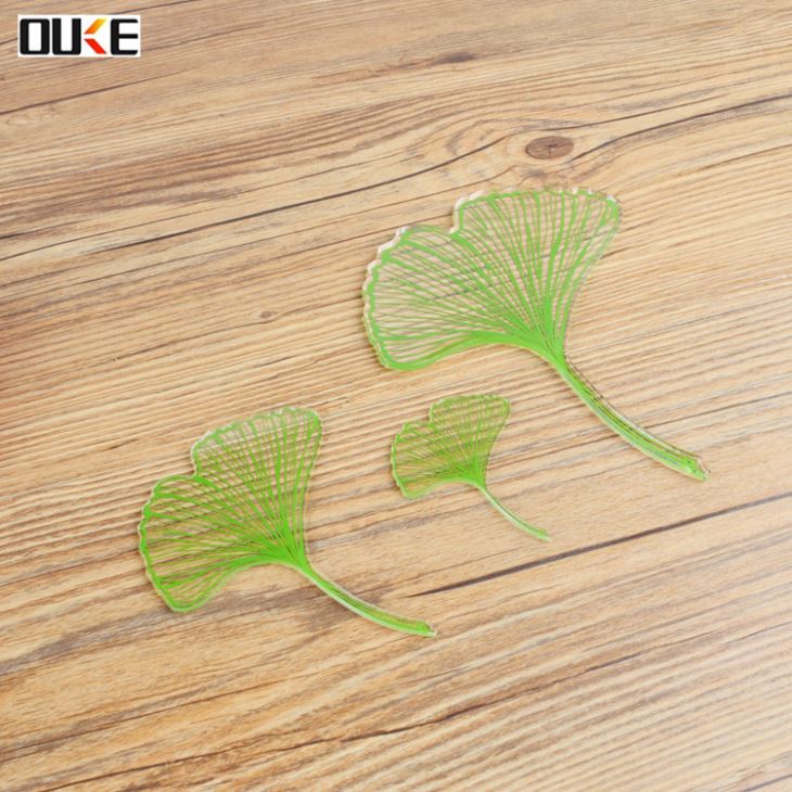 Custom Green Leaf Acrylic Craft