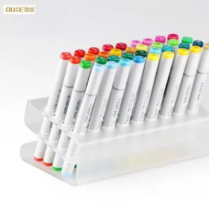 ซัพพลายเออร์จีน Frosted ผู้ถือปากกาอะคริลิ