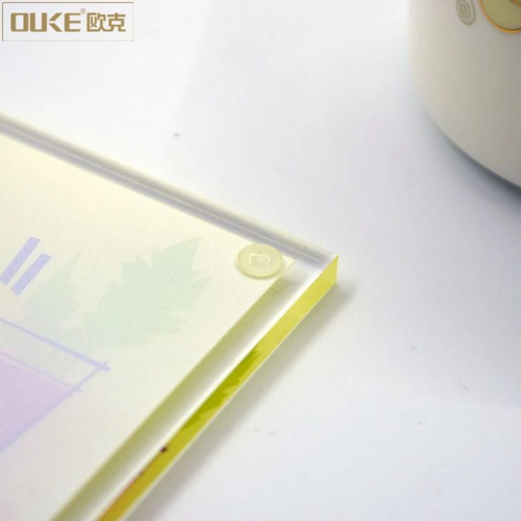 Wholesale Table Decoration Clear Acrylic Coaster
